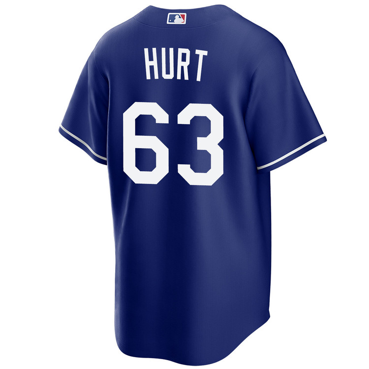 Kyle Hurt Los Angeles Dodgers Royal 2025 Alternate World Series Jersey