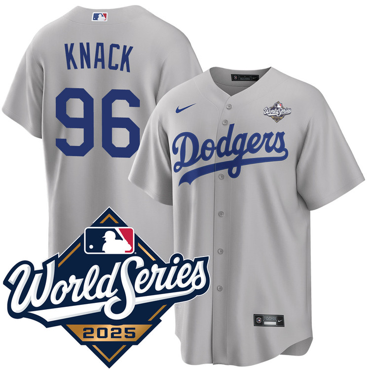 Landon Knack Los Angeles Dodgers Alternate 2025 Road World Series Jersey