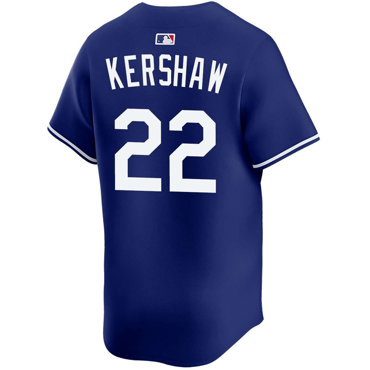 Clayton Kershaw Los Angeles Dodgers Alternate Royal Limited 2025 World Series Jersey