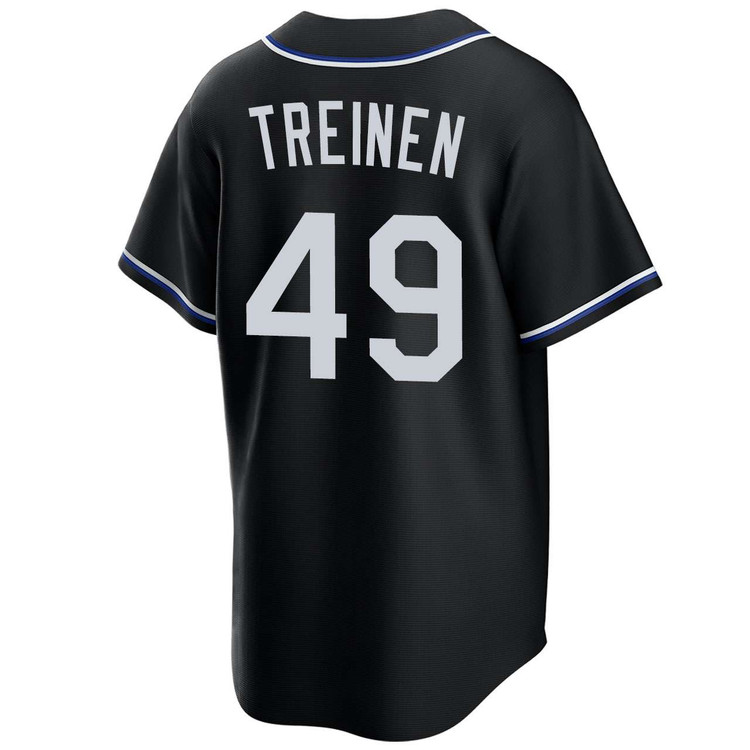 Blake Treinen Los Angeles Dodgers Black Lights Out 2025 World Series Jersey