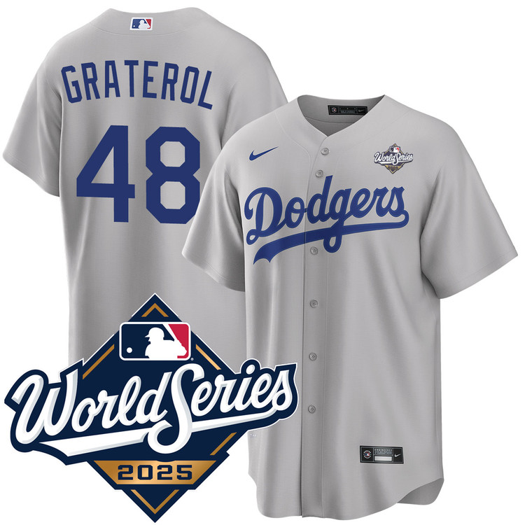 Brusdar Graterol Los Angeles Dodgers Alternate 2025 Road World Series Jersey