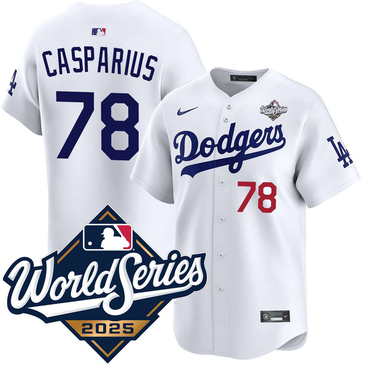 Ben Casparius Los Angeles Dodgers Home Limited 2025 World Series Jersey