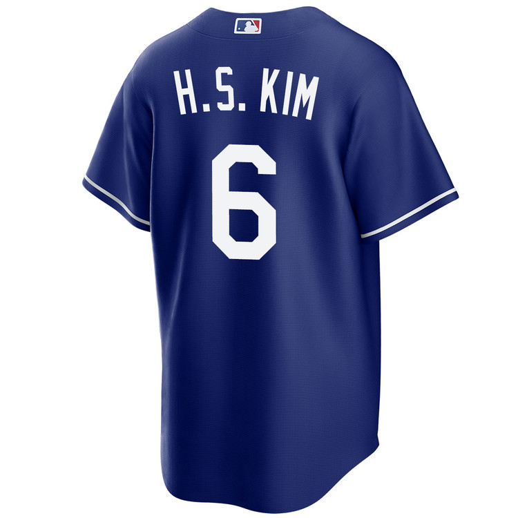 Hyeseong Kim Los Angeles Dodgers Royal 2025 Alternate World Series Jersey