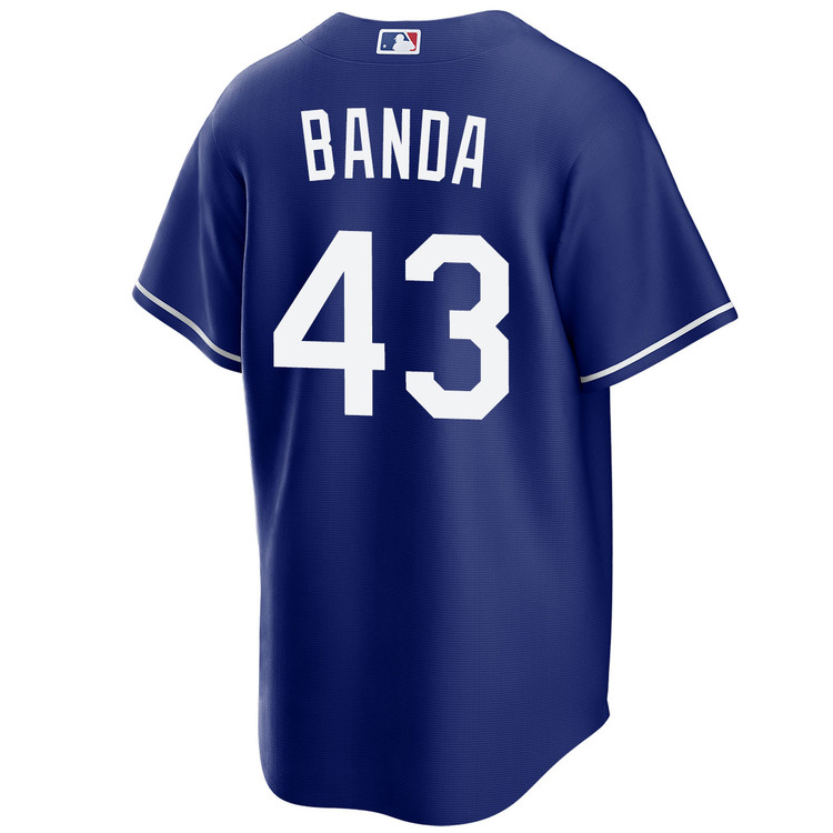 Anthony Banda Los Angeles Dodgers Royal 2025 Alternate World Series Jersey