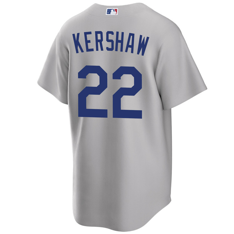 Clayton Kershaw Los Angeles Dodgers Alternate 2025 Road World Series Jersey