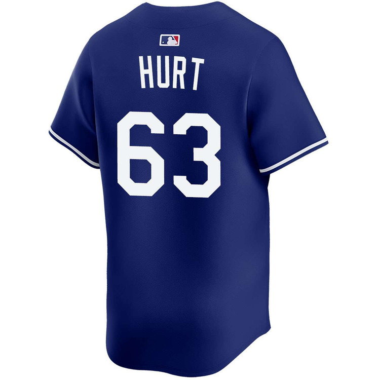 Kyle Hurt Los Angeles Dodgers Alternate Royal Limited 2025 World Series Jersey
