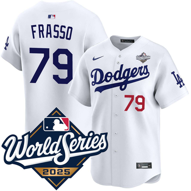 Nick Frasso Los Angeles Dodgers Home Limited 2025 World Series Jersey