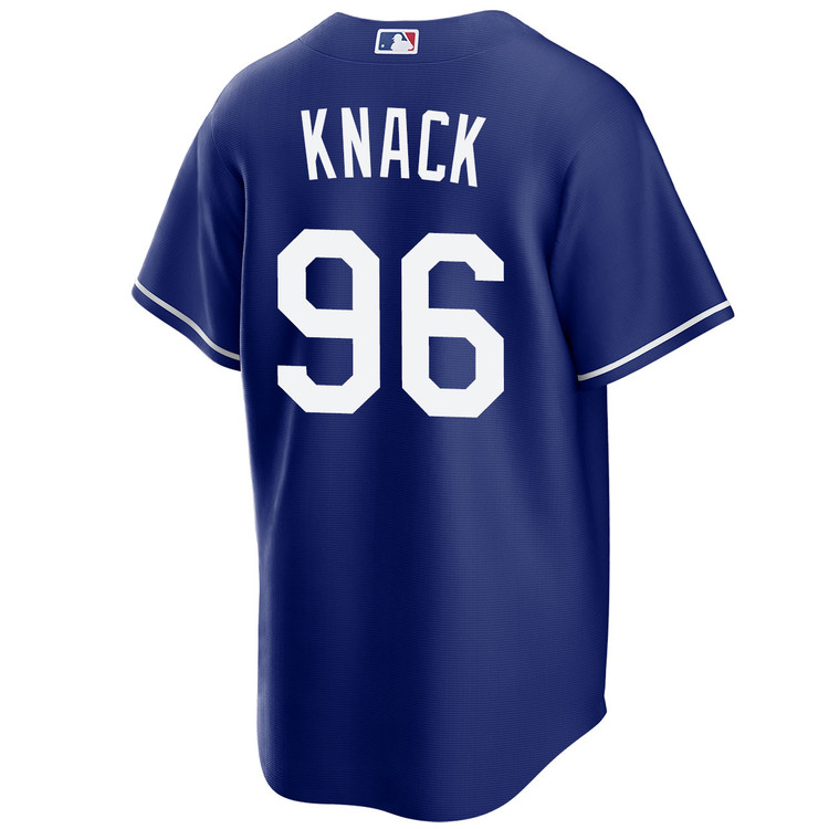 Landon Knack Los Angeles Dodgers Royal 2025 Alternate World Series Jersey