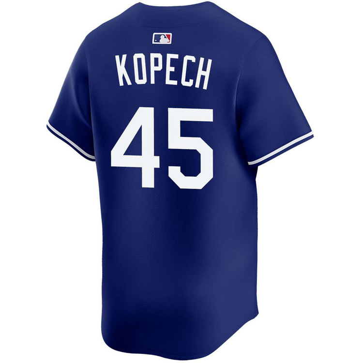Michael Kopech Los Angeles Dodgers Alternate Royal Limited 2025 World Series Jersey