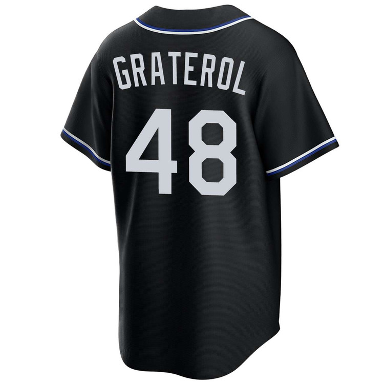 Brusdar Graterol Los Angeles Dodgers Black Lights Out 2025 World Series Jersey