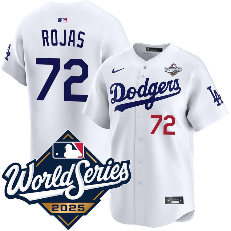 Miguel Rojas Los Angeles Dodgers Home Limited 2025 World Series Jersey
