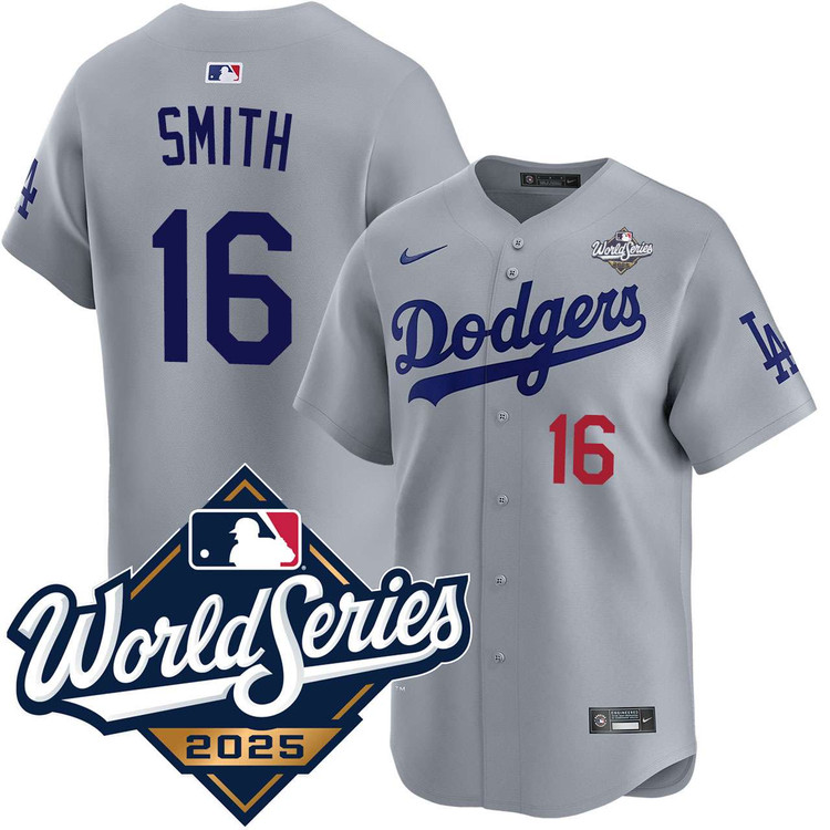 Will Smith Los Angeles Dodgers Alternate Road Limited 2025 World Series Jersey