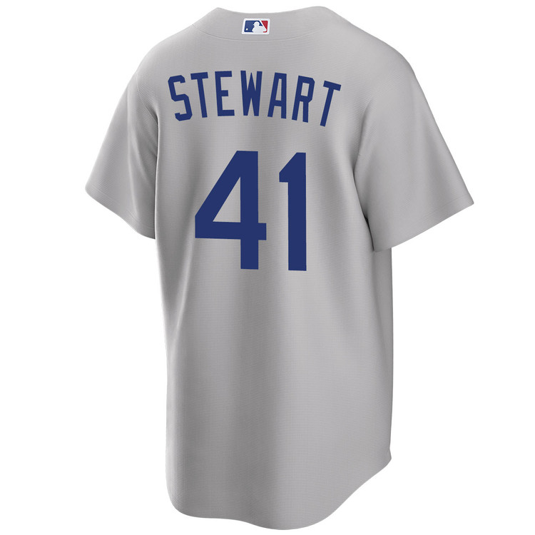 Brock Stewart Los Angeles Dodgers Alternate 2025 Road World Series Jersey
