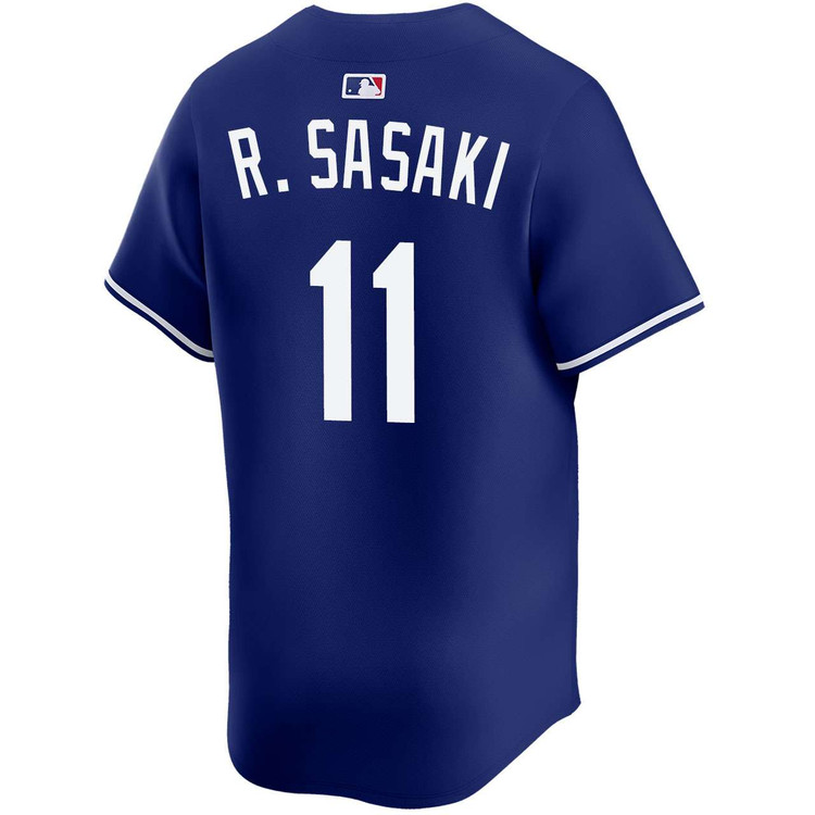 Roki Sasaki Los Angeles Dodgers Alternate Royal Limited 2025 World Series Jersey