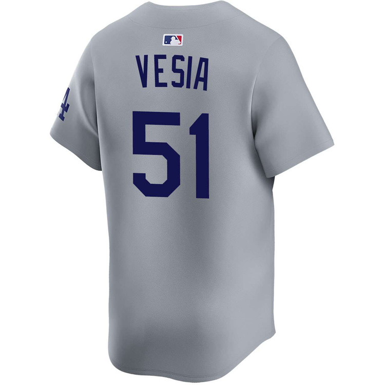 Alex Vesia Los Angeles Dodgers Alternate Road Limited 2025 World Series Jersey