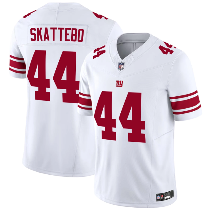 New York Giants 44 Cam Skattebo White Team Jersey
