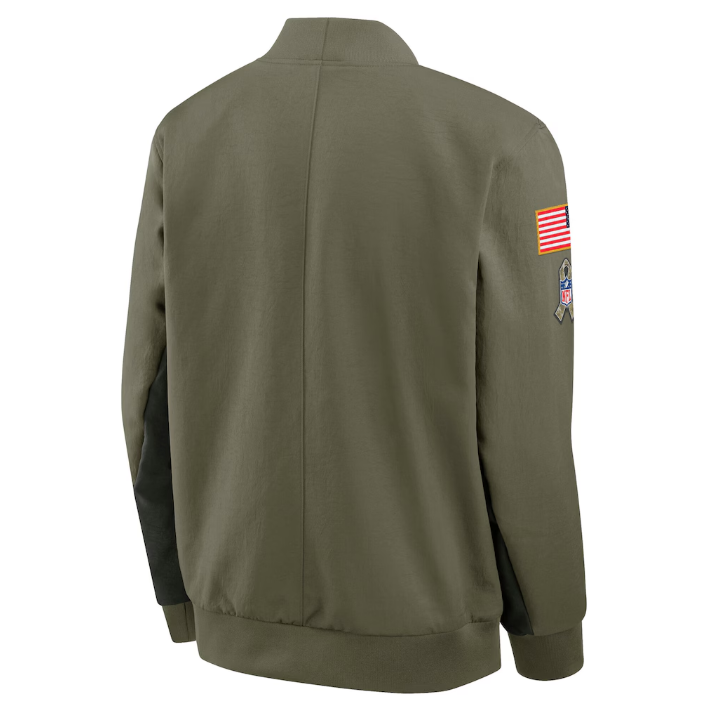 Arizona Cardinals 2025 Salute To Service Unstoppable Force Bomber Jacket - Mens