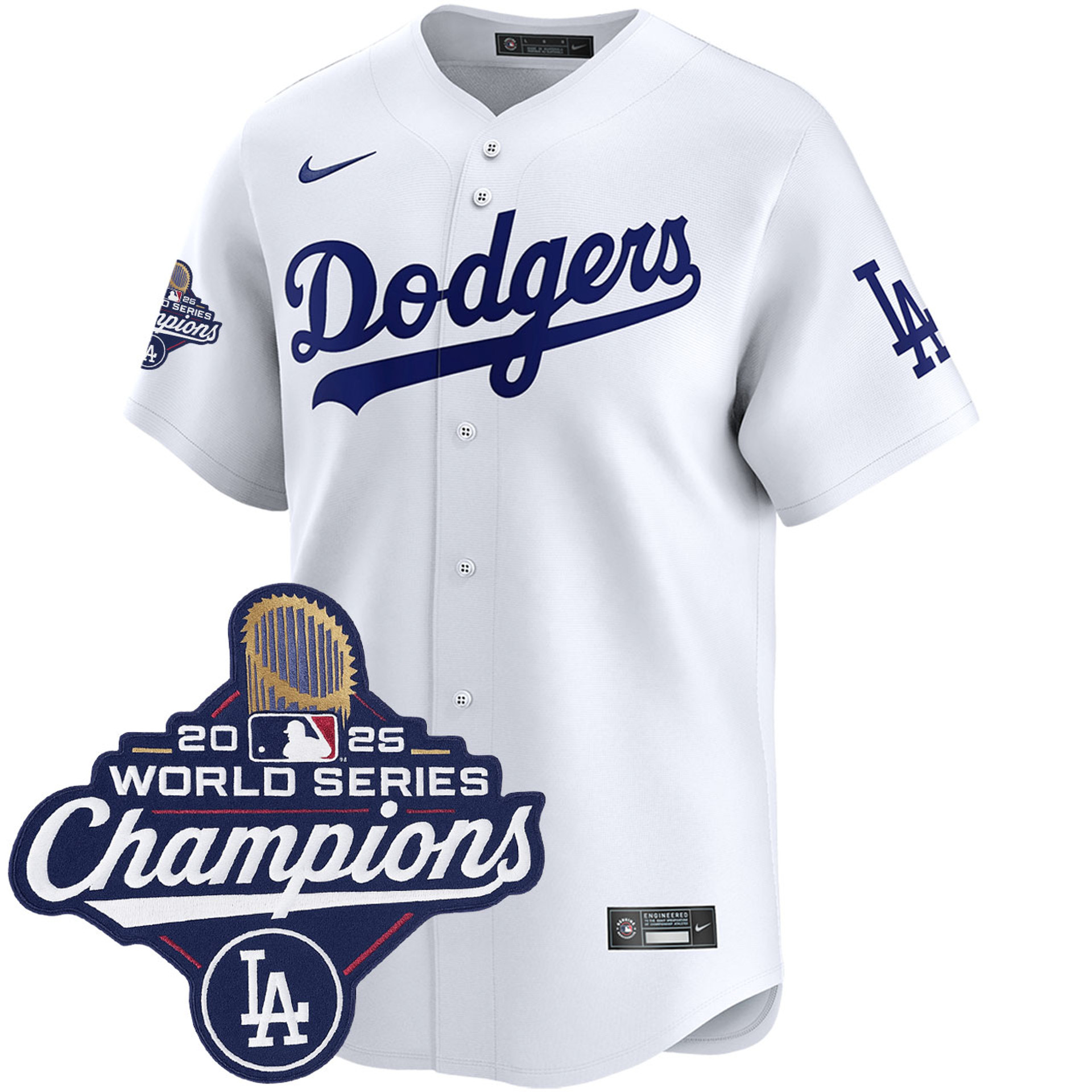Los Angeles Dodgers Home Limited 2025 World Series Champions Jersey