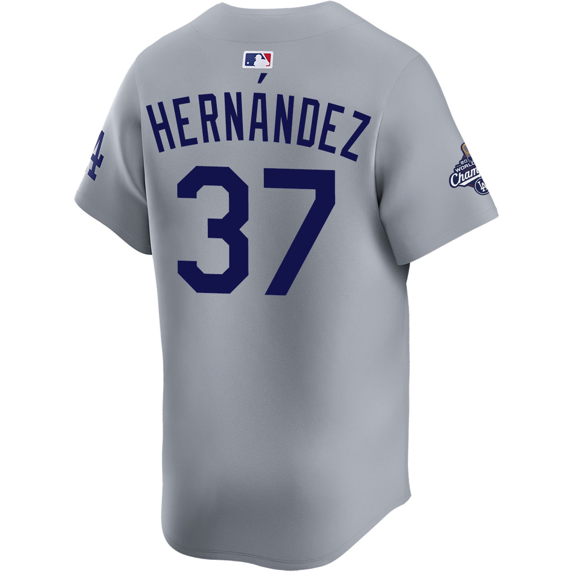 Teoscar Hernandez Los Angeles Dodgers Alternate Road Limited 2025 World Series Champions Jersey
