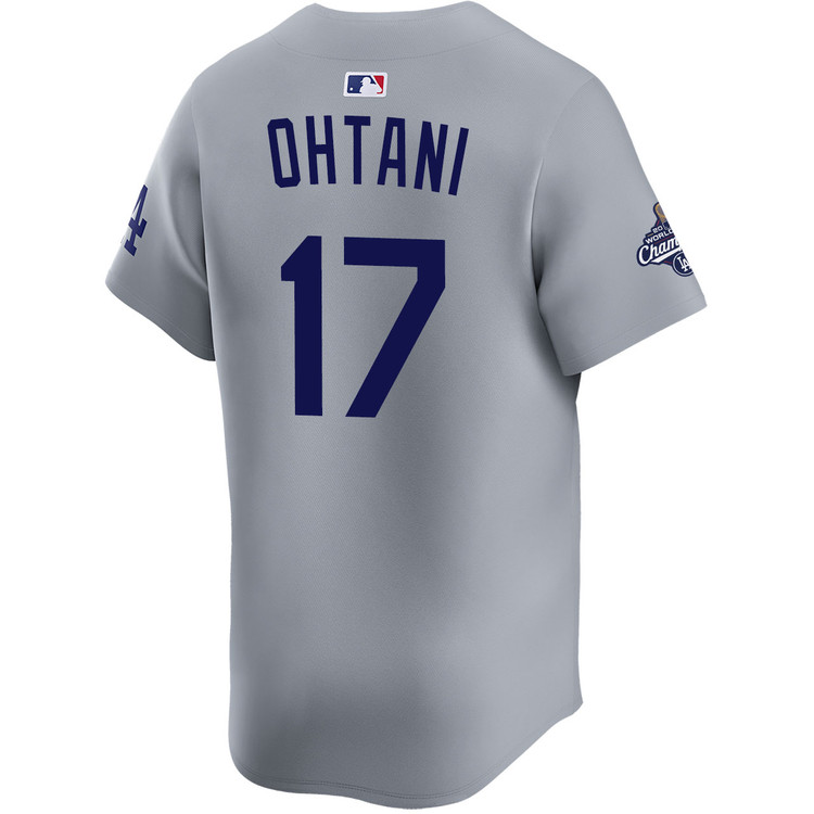 Shohei Ohtani Los Angeles Dodgers Alternate Road Limited 2025 World Series Champions Jersey