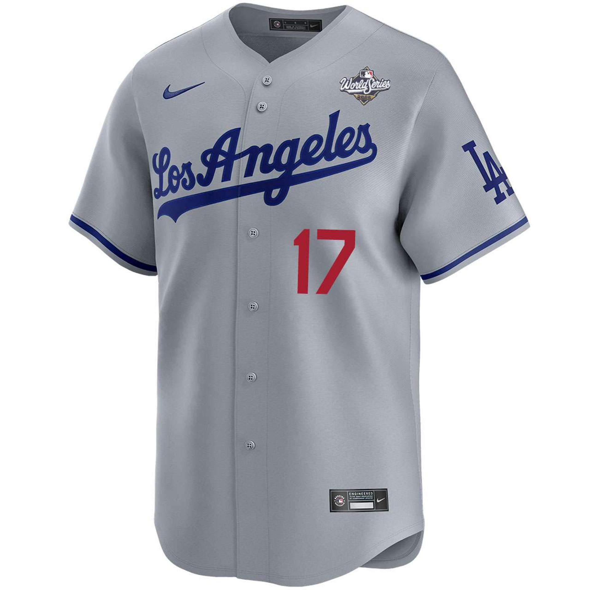 Shohei Ohtani Los Angeles Dodgers Road Limited 2025 World Series Jersey