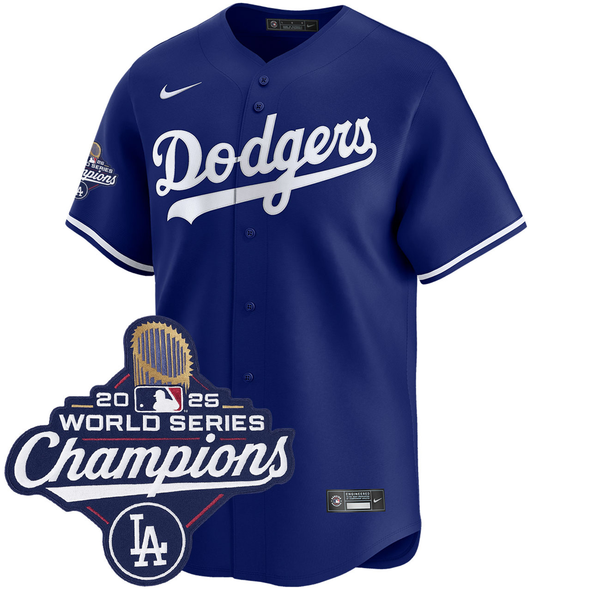 Los Angeles Dodgers Alternate Royal Limited 2025 World Series Champions Jersey