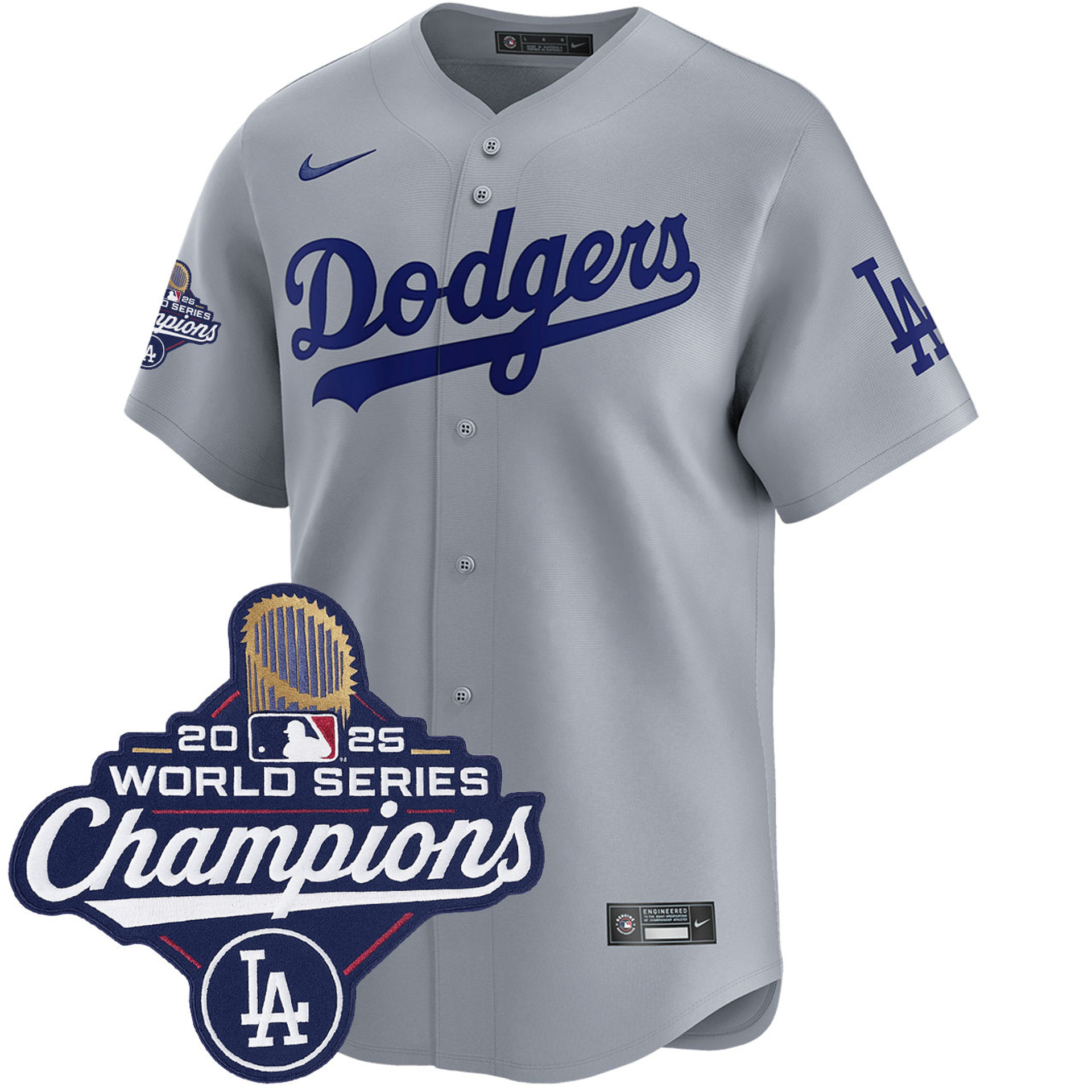 Los Angeles Dodgers Alternate Road Limited 2025 World Series Champions Jersey