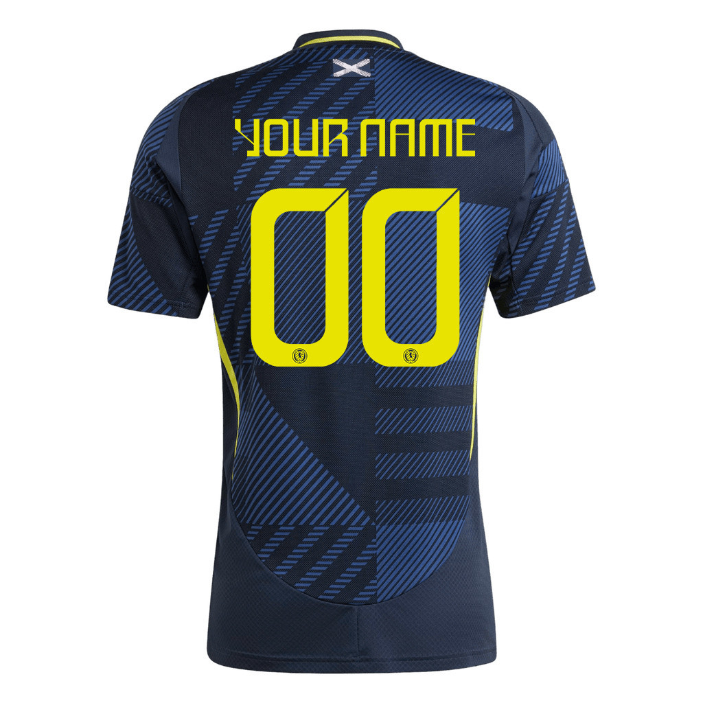 Scotland National Team 2024 Home Custom Men Jersey - Navy