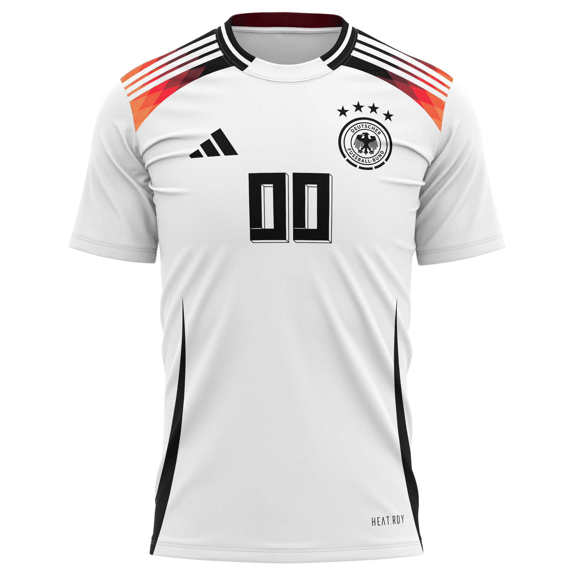 Germany National Team 2024 Home Kits Custom AOP T-shirt - White