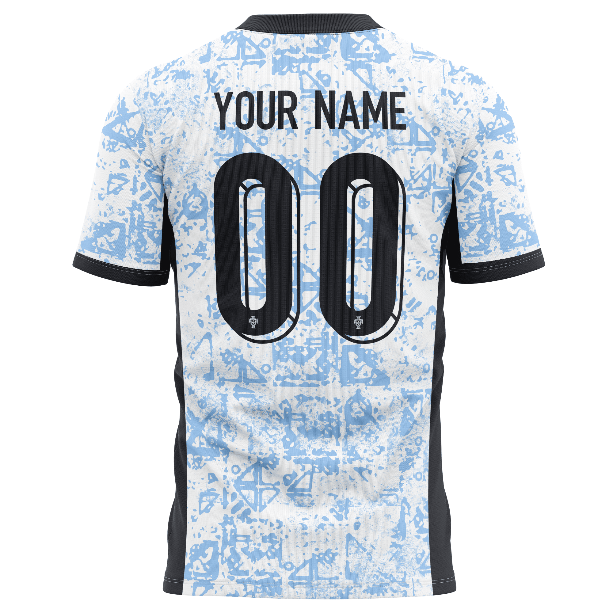 Portugal National Team 2024 Away Kits Custom AOP T-shirt - Cream