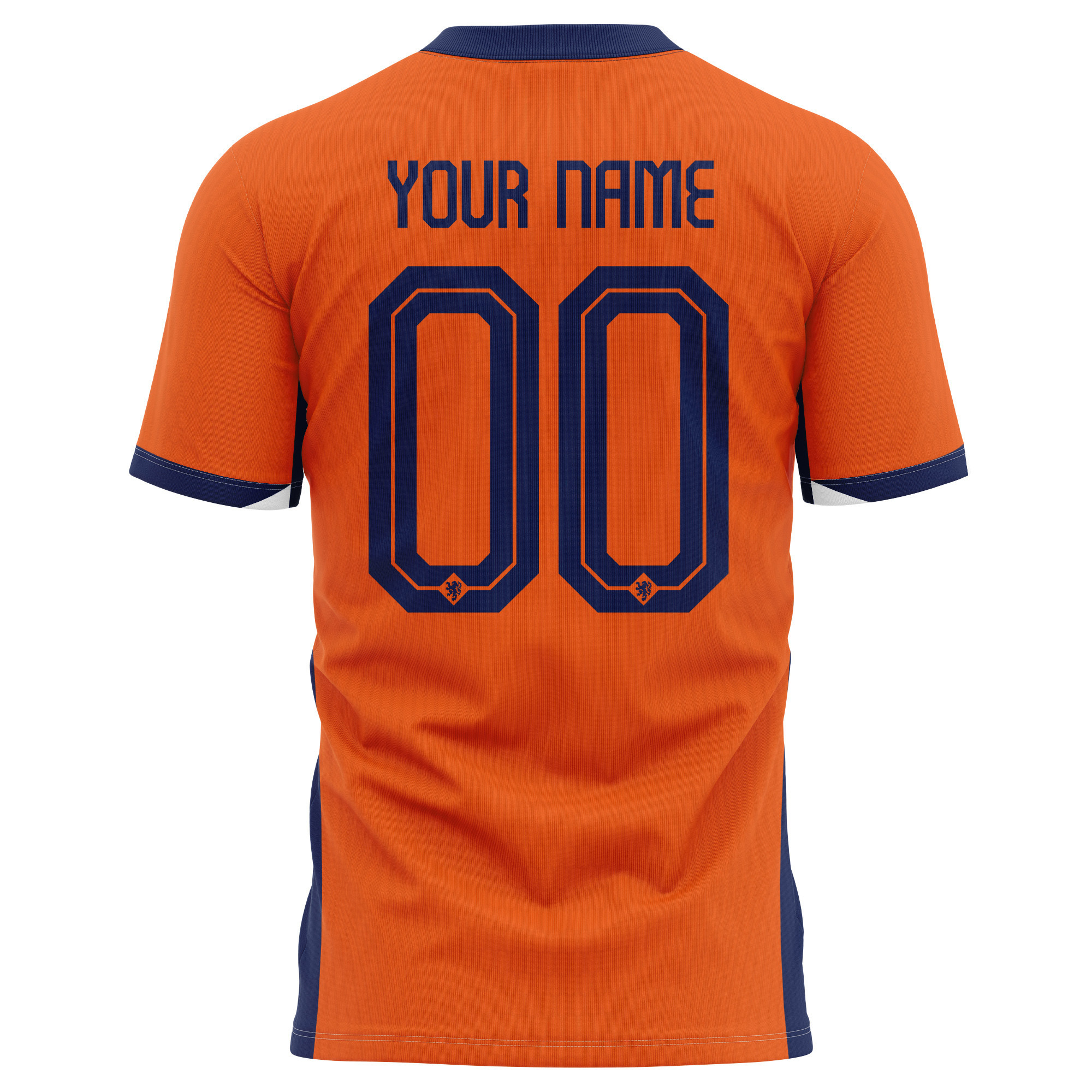 Netherlands National Team 2024 Home Kits Custom AOP T-shirt - Orange