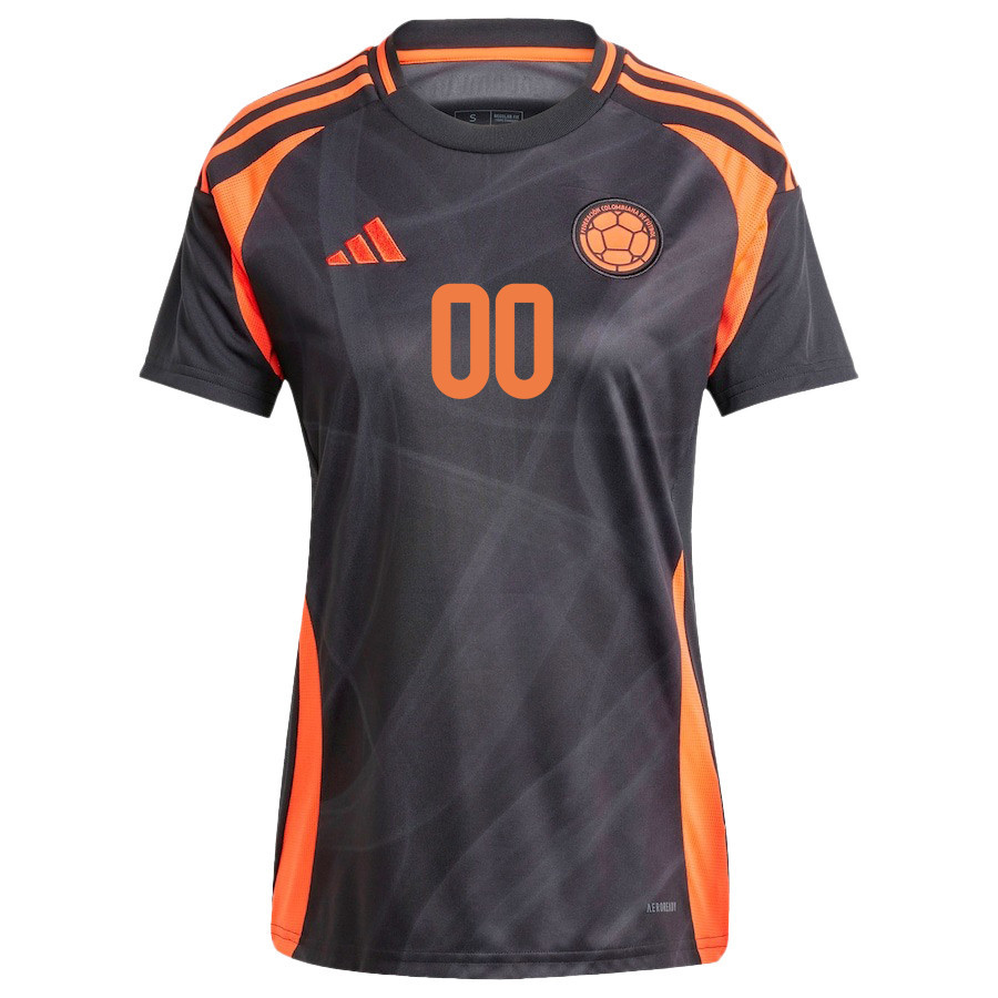 Colombia National Team 2024/25 Away Custom Women Jersey - Black