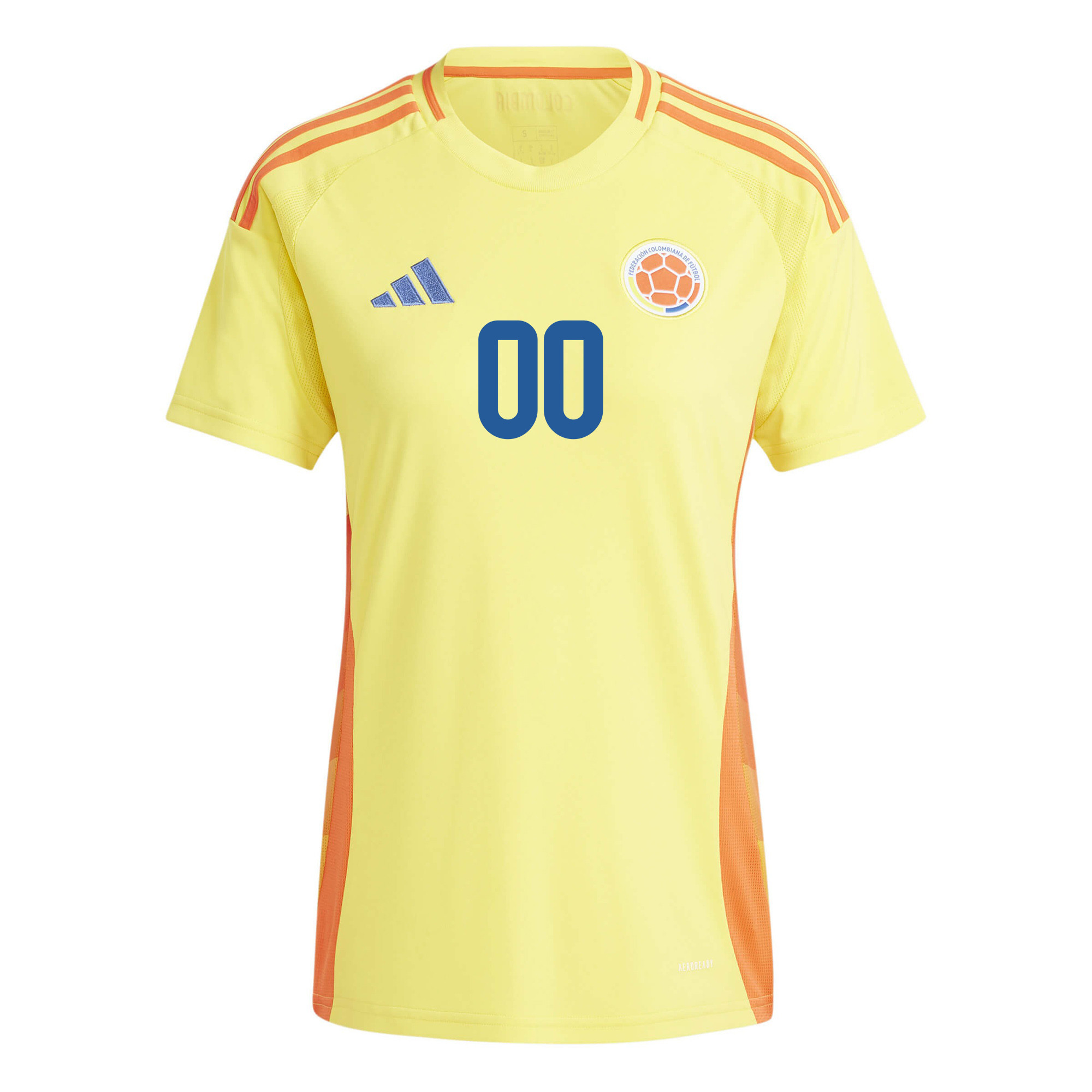 Colombia National Team 2024/25 Home Custom Women Jersey - Yellow