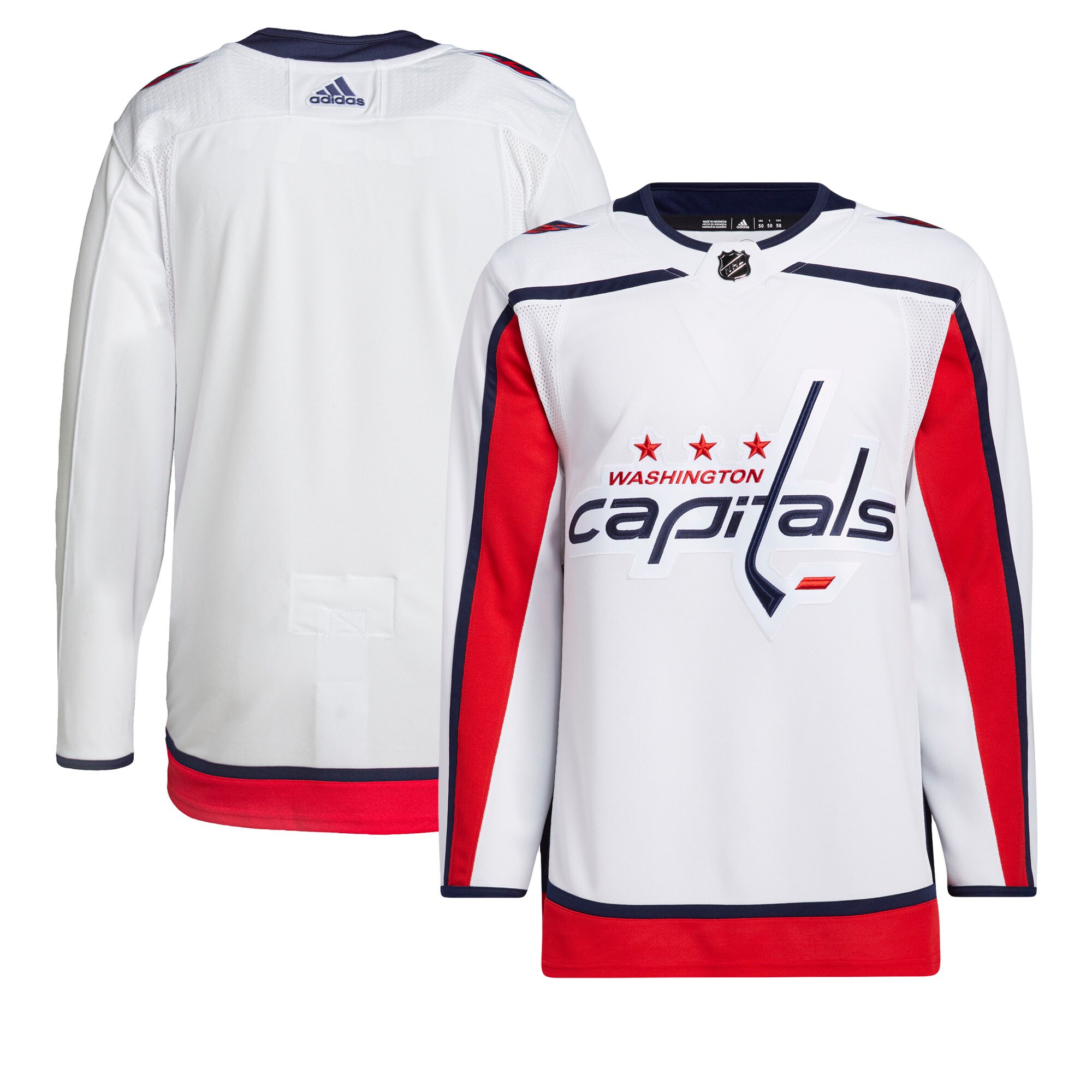 Washington Capitals adidas Men's Away Primegreen Authentic Jersey - White
