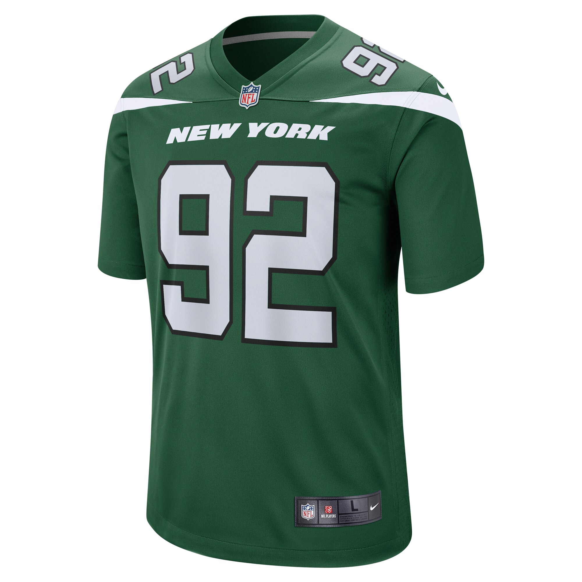 Ifeadi Odenigbo New York Jets   Game Jersey - Gotham Green