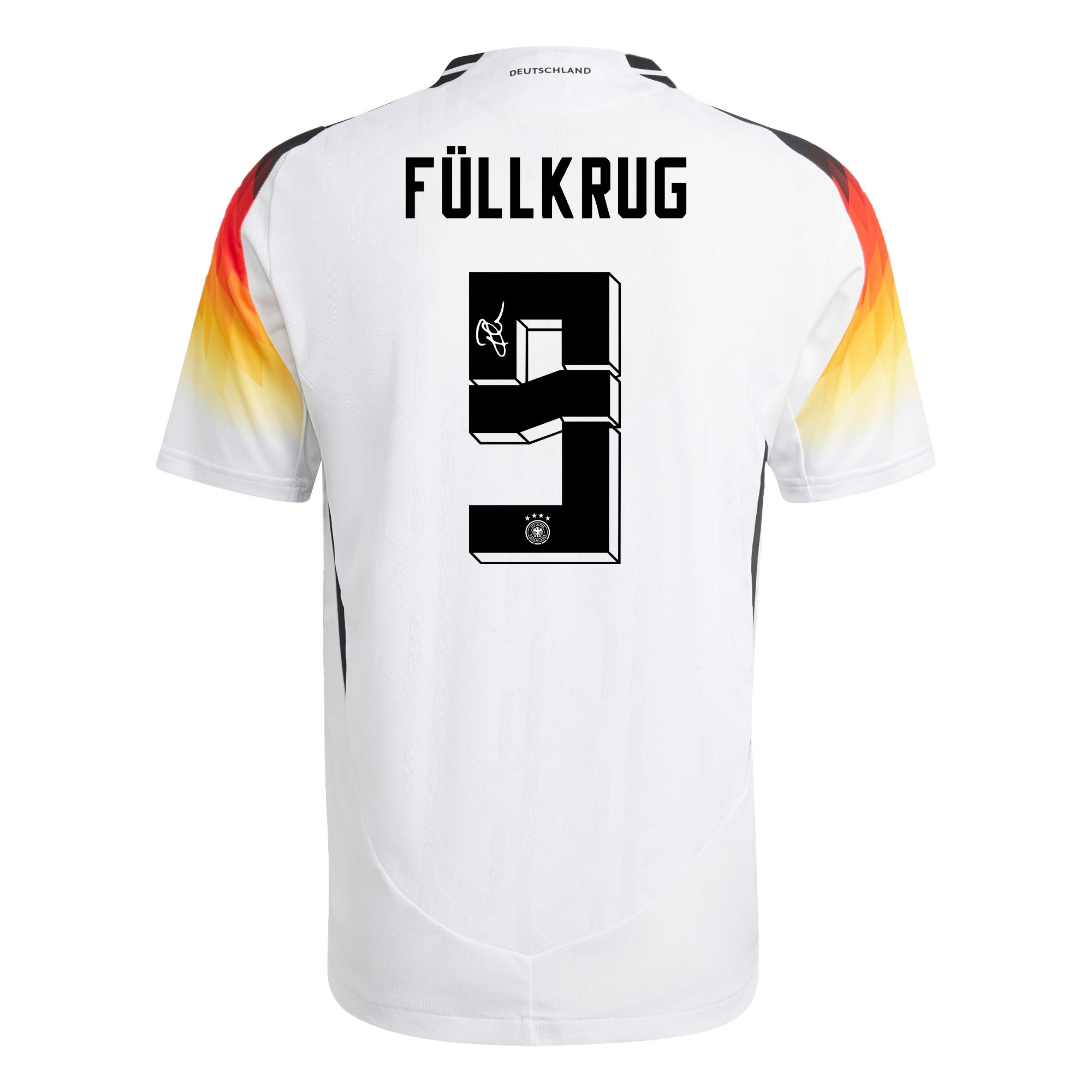 Niclas Füllkrug 9 Signed Germany National Team 2024/25 Home Jersey Autographed - Men