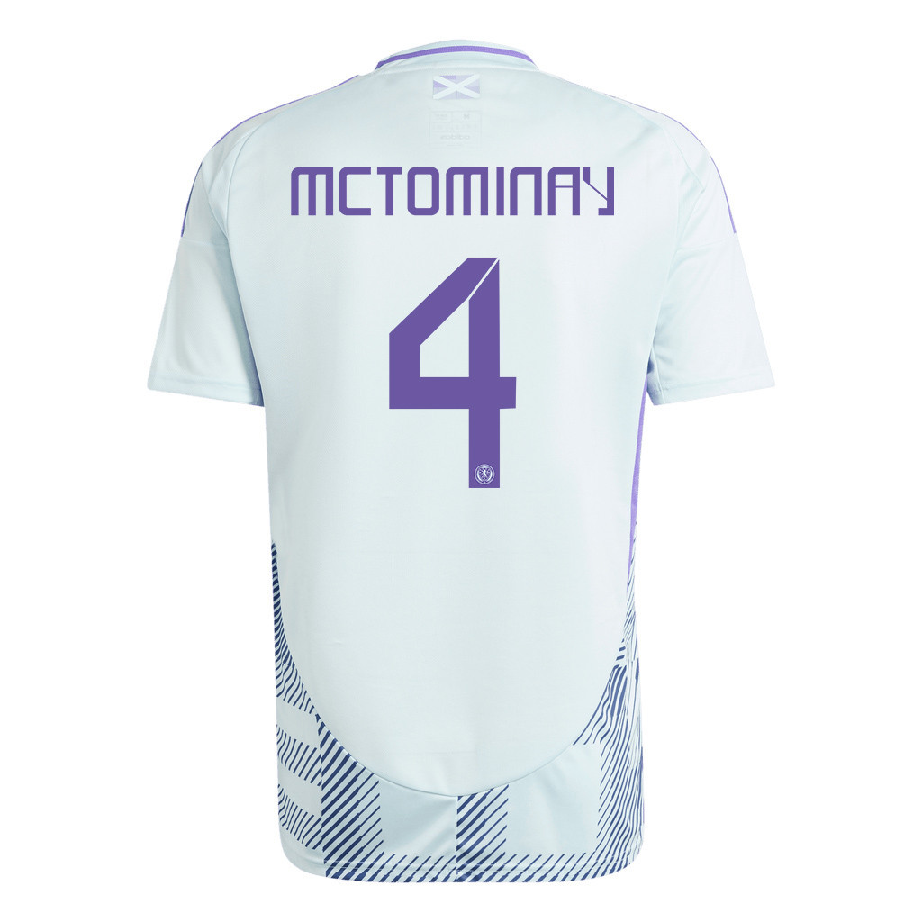 Scott McTominay 4 Scotland National Team 2024 Away Men Jersey - White
