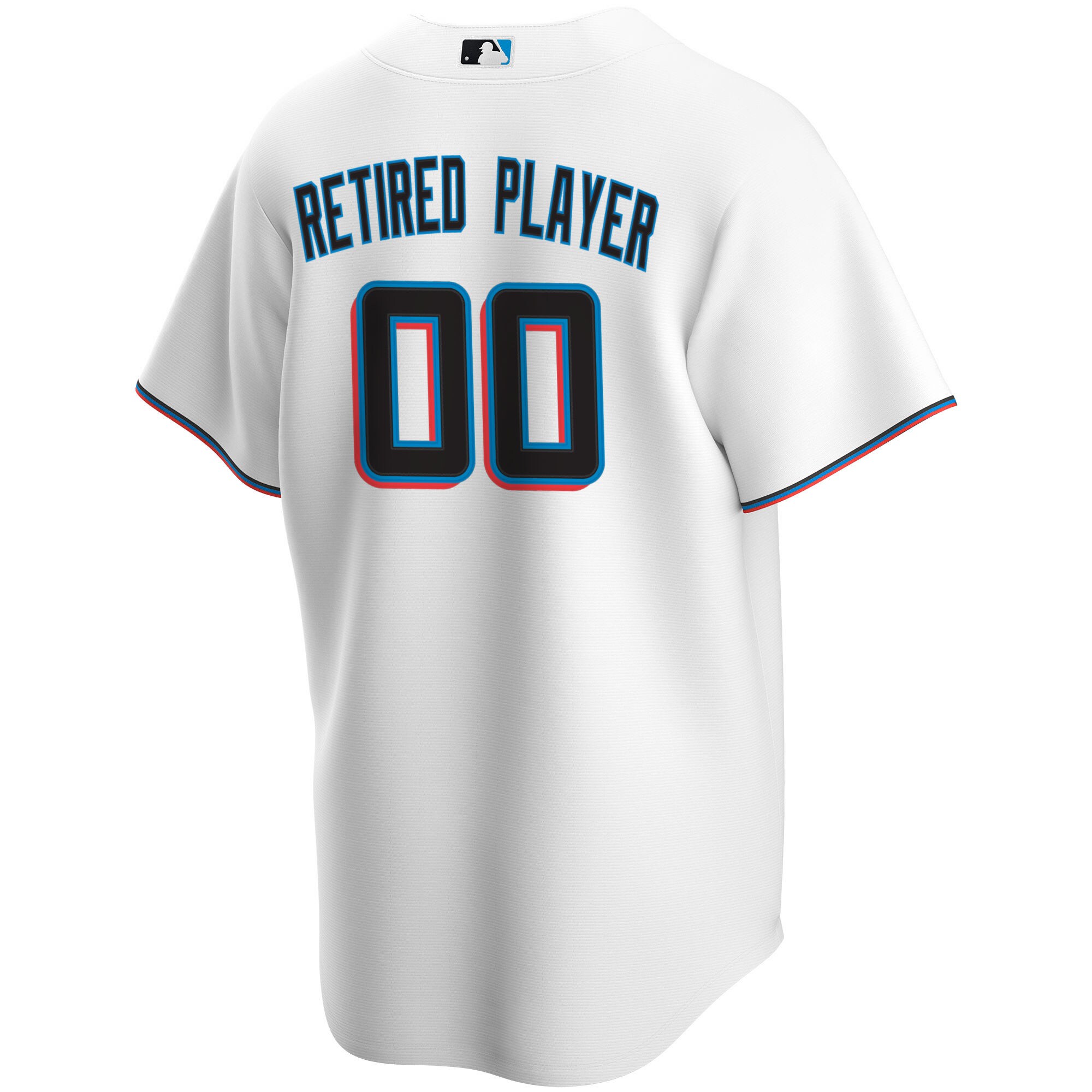 Miami Marlins  Home Pick-A-Player Retired Roster Replica Jersey - White