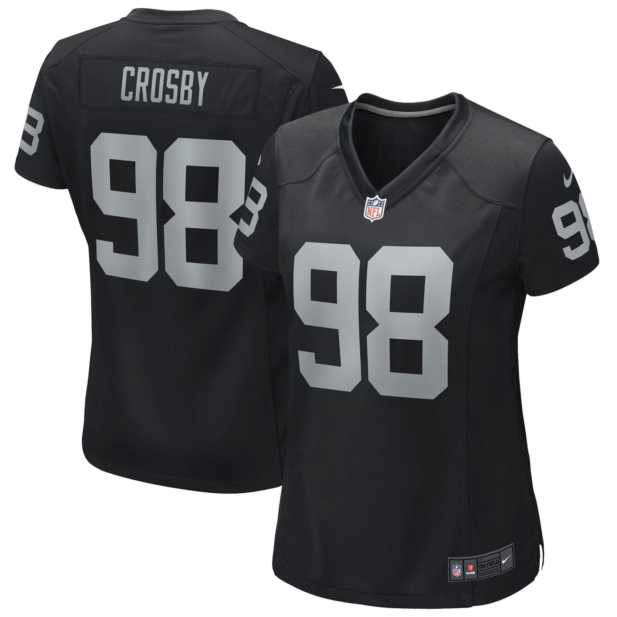 Maxx Crosby Las Vegas Raiders  Women's Jersey - Black