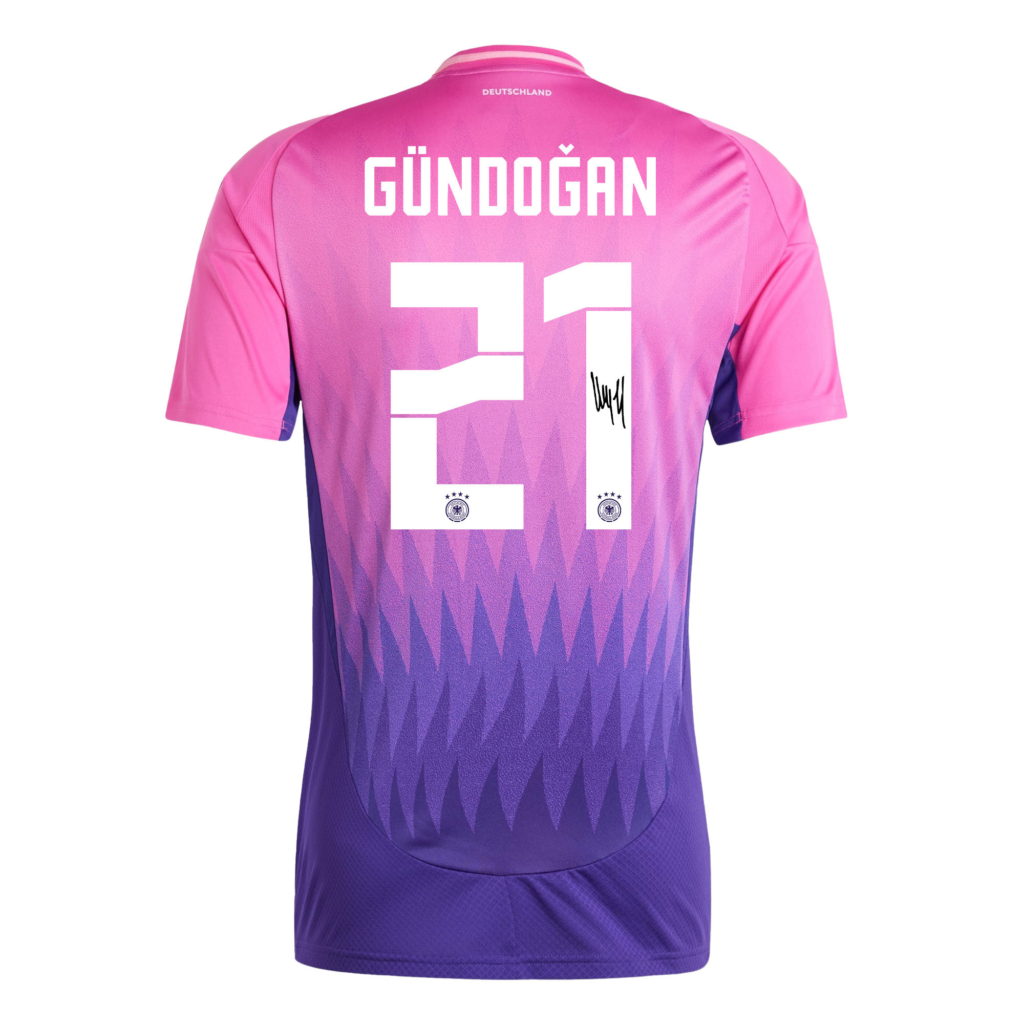 İlkay Gündoğan 21 Signed Germany National Team 2024/25 Away Jersey Autographed - Men