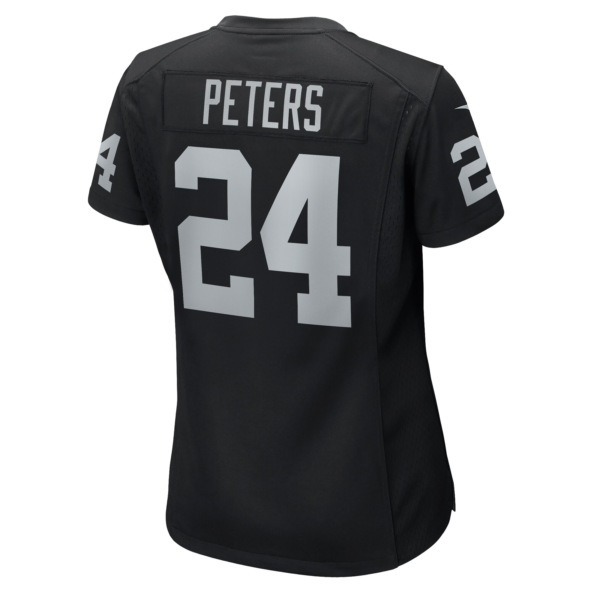 Marcus Peters Las Vegas Raiders  Women's Team Game Jersey -  Black