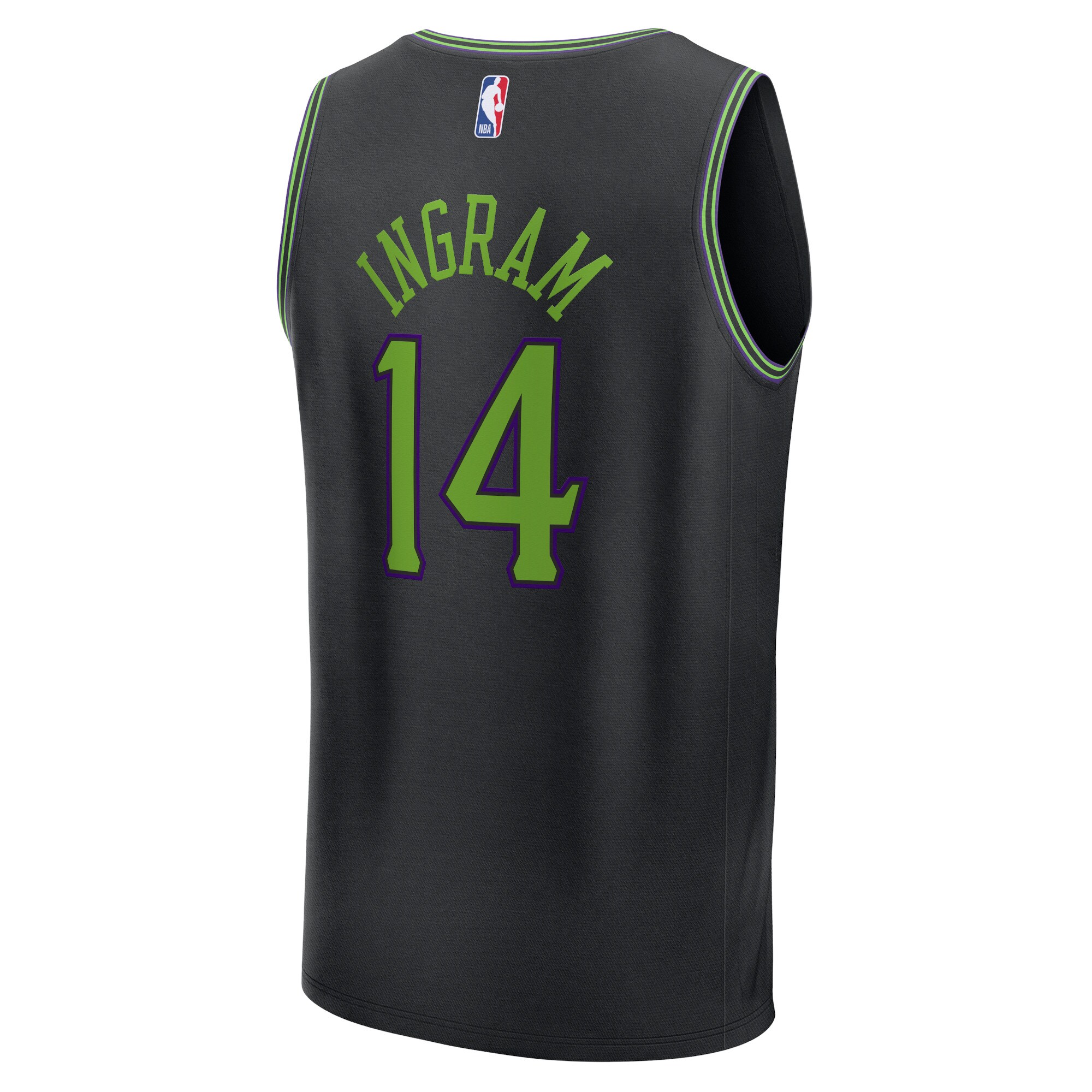 Brandon Ingram New Orleans Pelicans Fanatics Fast Break Jersey - Black - City Edition