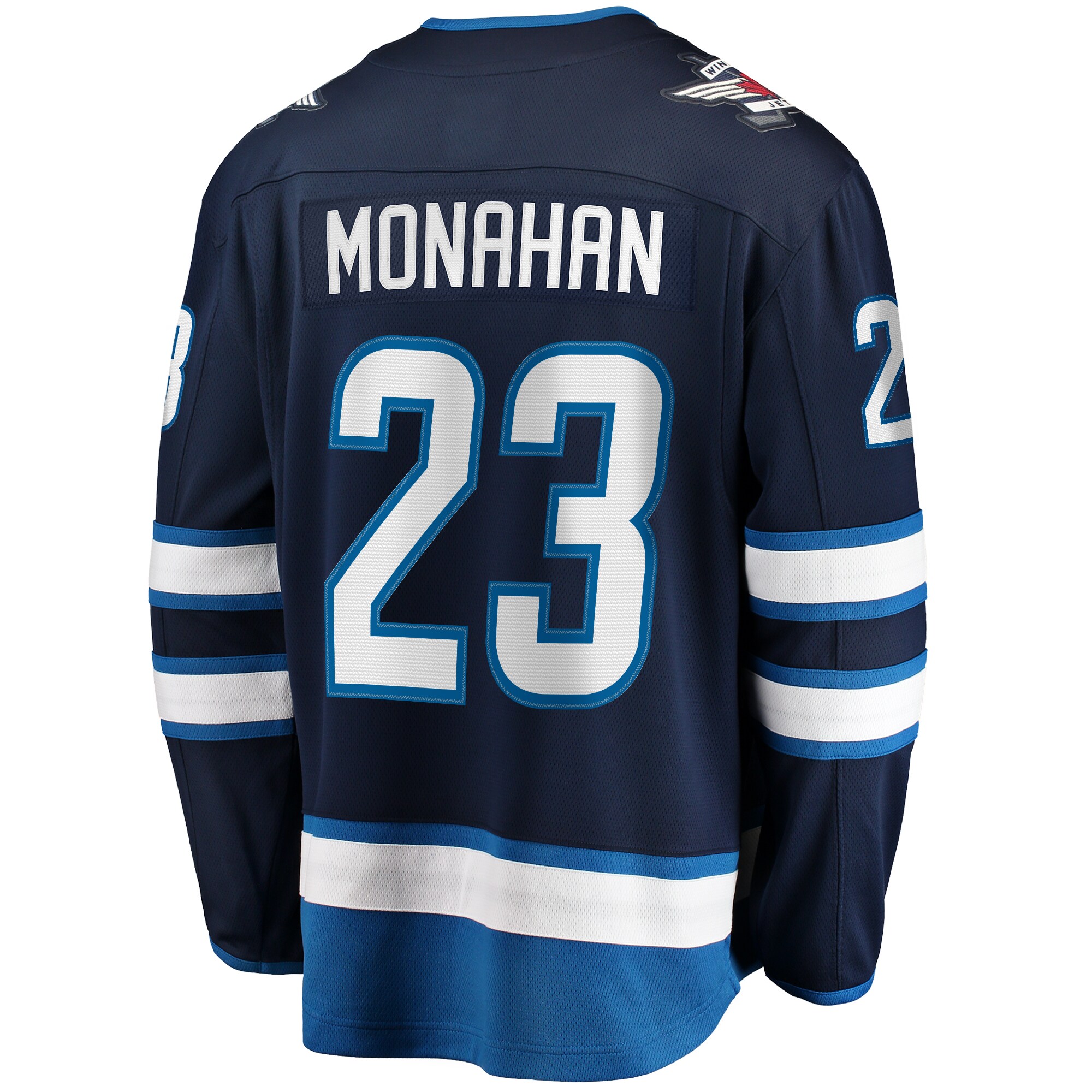 Sean Monahan Winnipeg Jets Fanatics Home Premier Breakaway Player Jersey - Navy