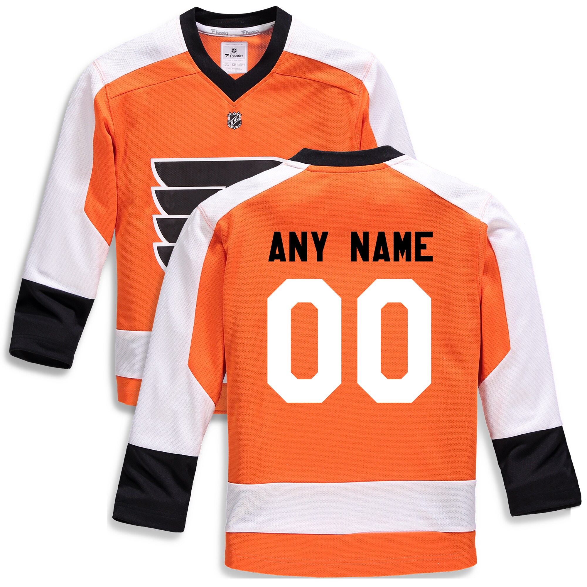 Philadelphia Flyers Fanatics Youth Home Replica Custom Jersey - Orange