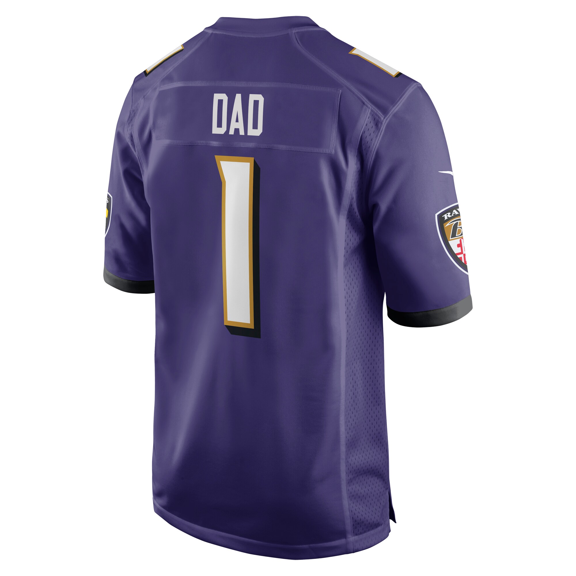 Number 1 Dad Baltimore Ravens  Game Jersey - Purple