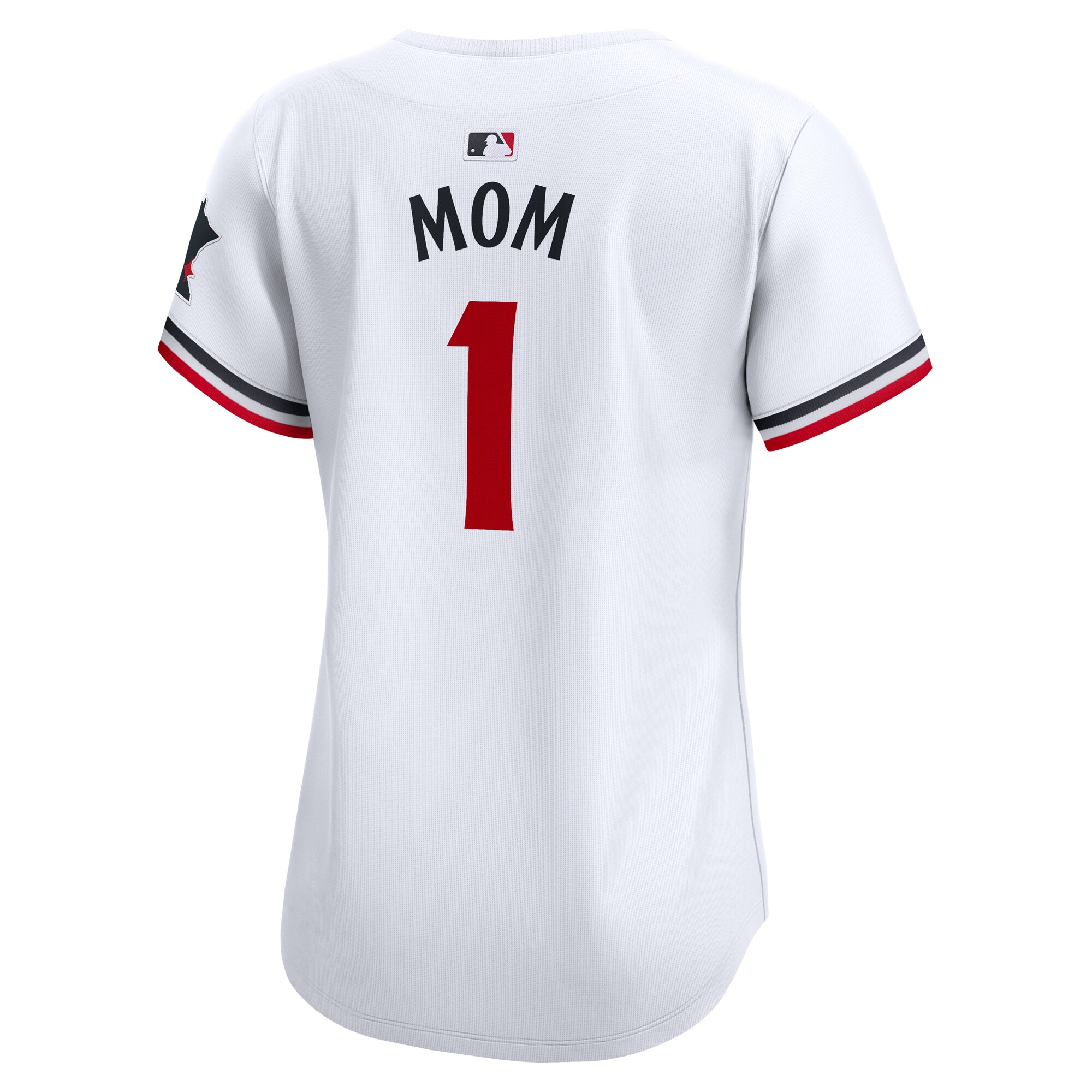 Minnesota Twins  Women's #1 Mom Home Limited Jersey - White