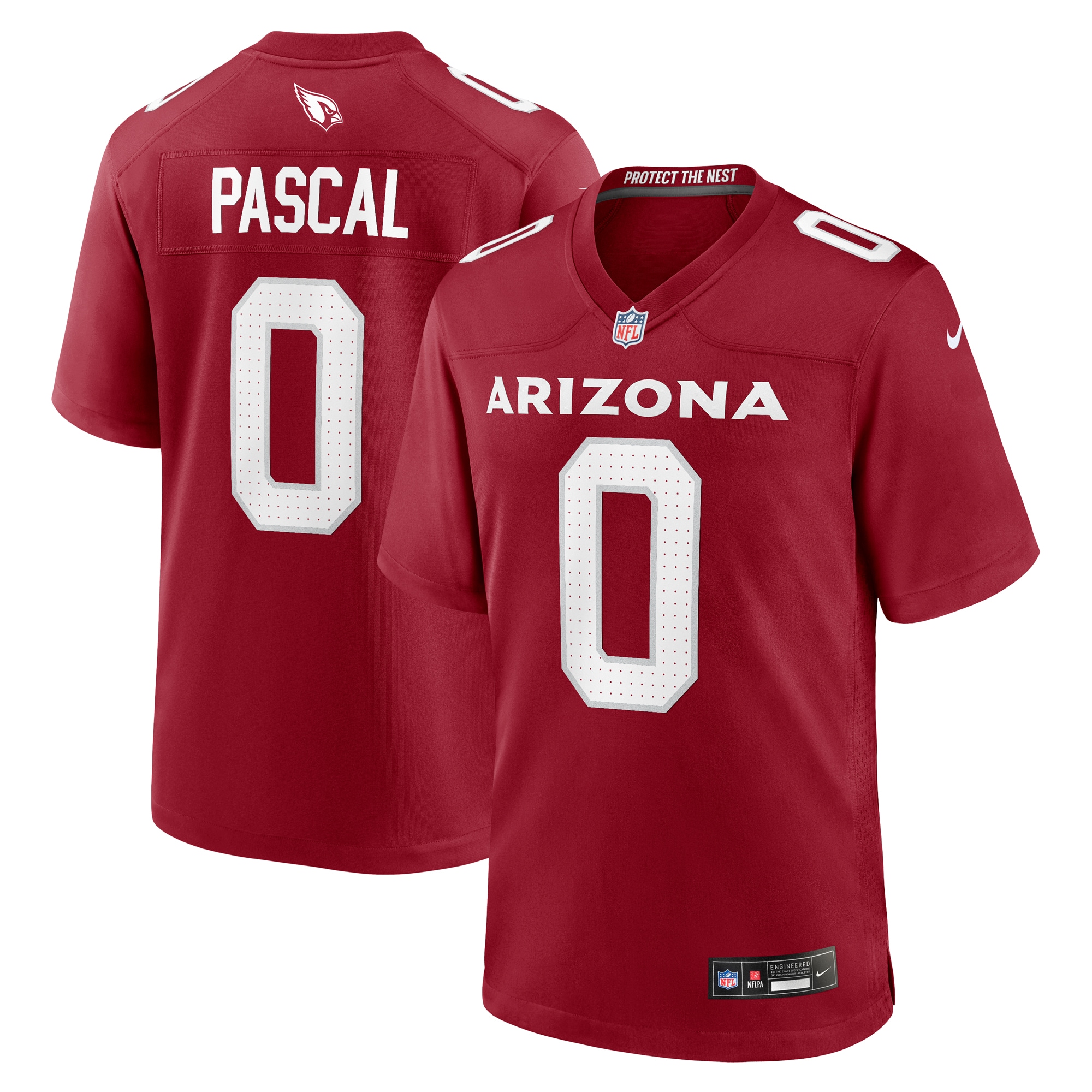 Zach Pascal Arizona Cardinals  Game Player Jersey - Cardinal