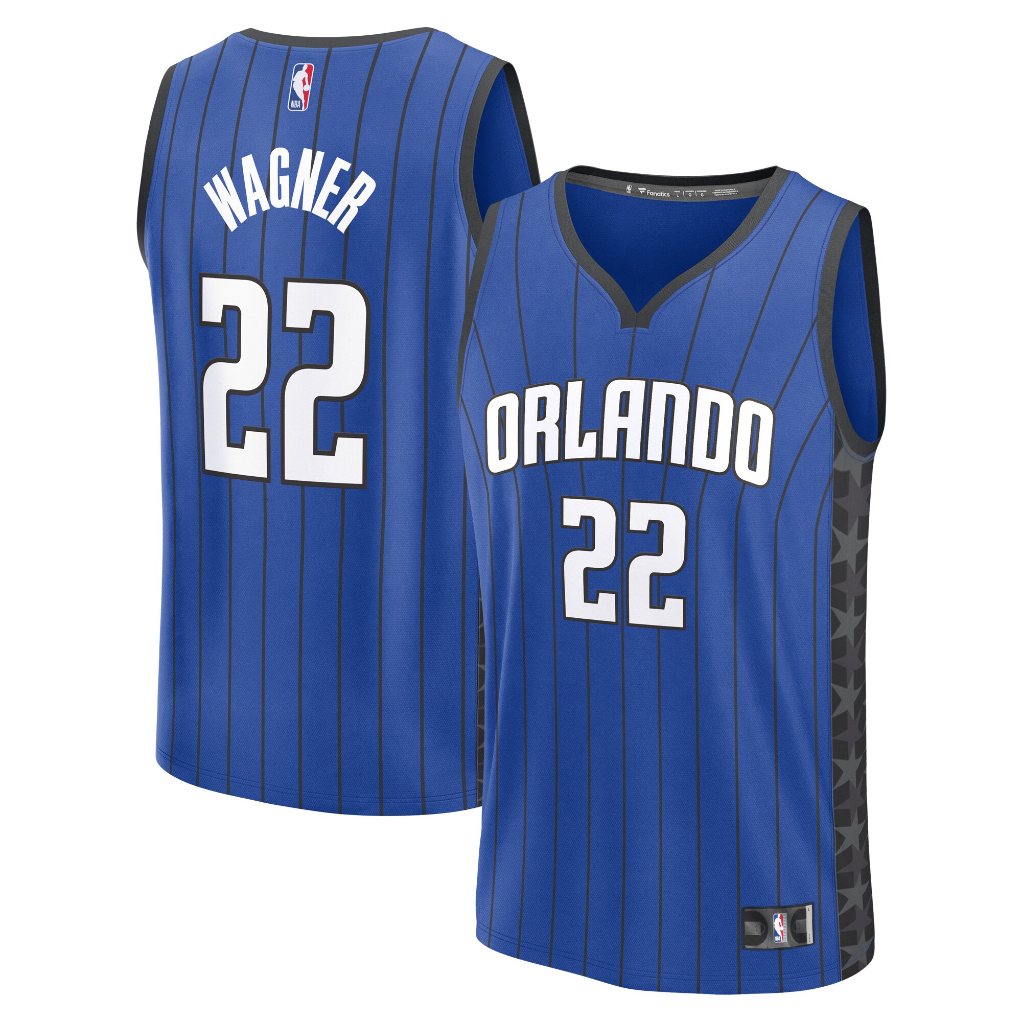Franz Wagner Orlando Magic Fanatics Fast Break Replica Player Jersey - Statement Edition - Blue