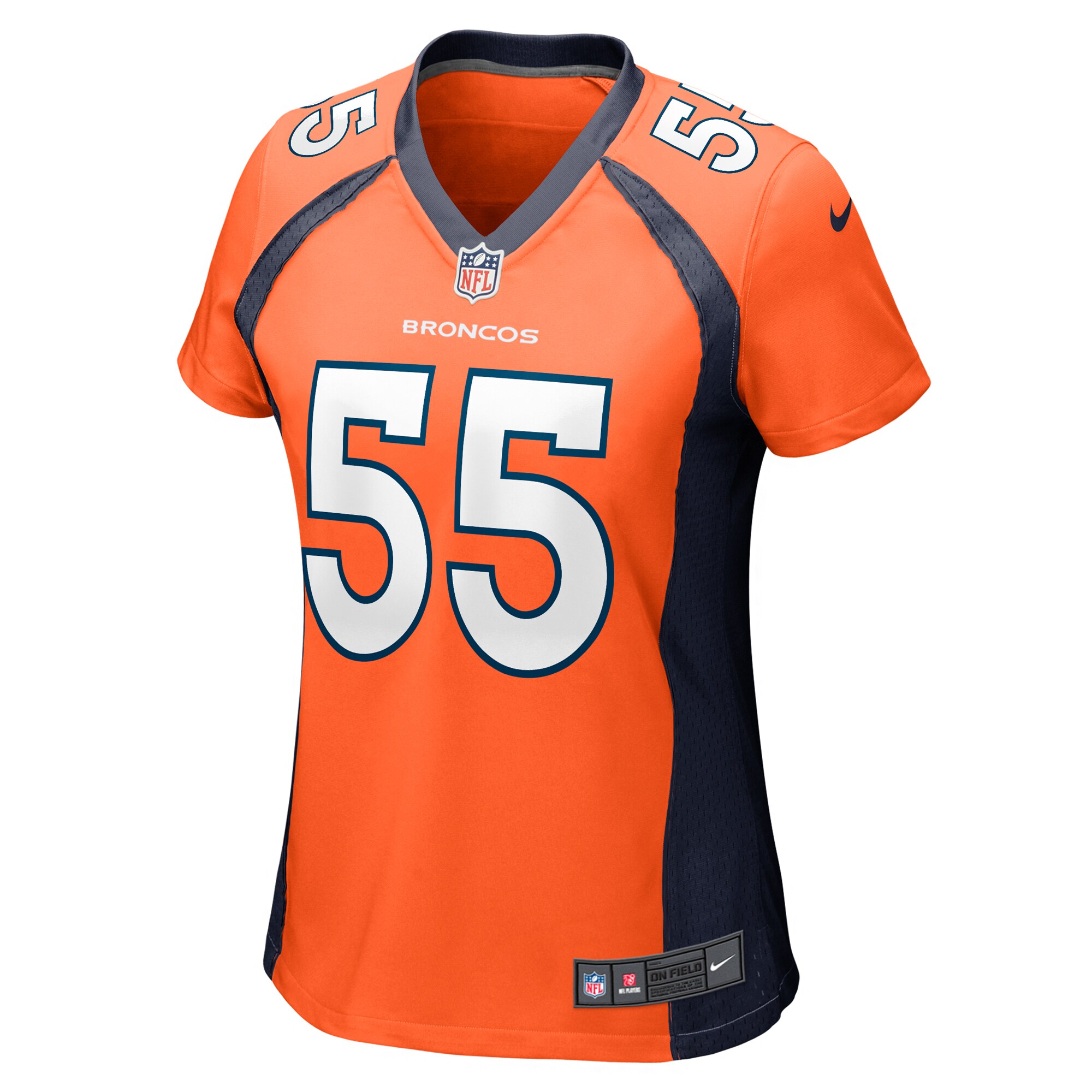 Frank Clark Denver Broncos  Women's Team Game Jersey -  Orange