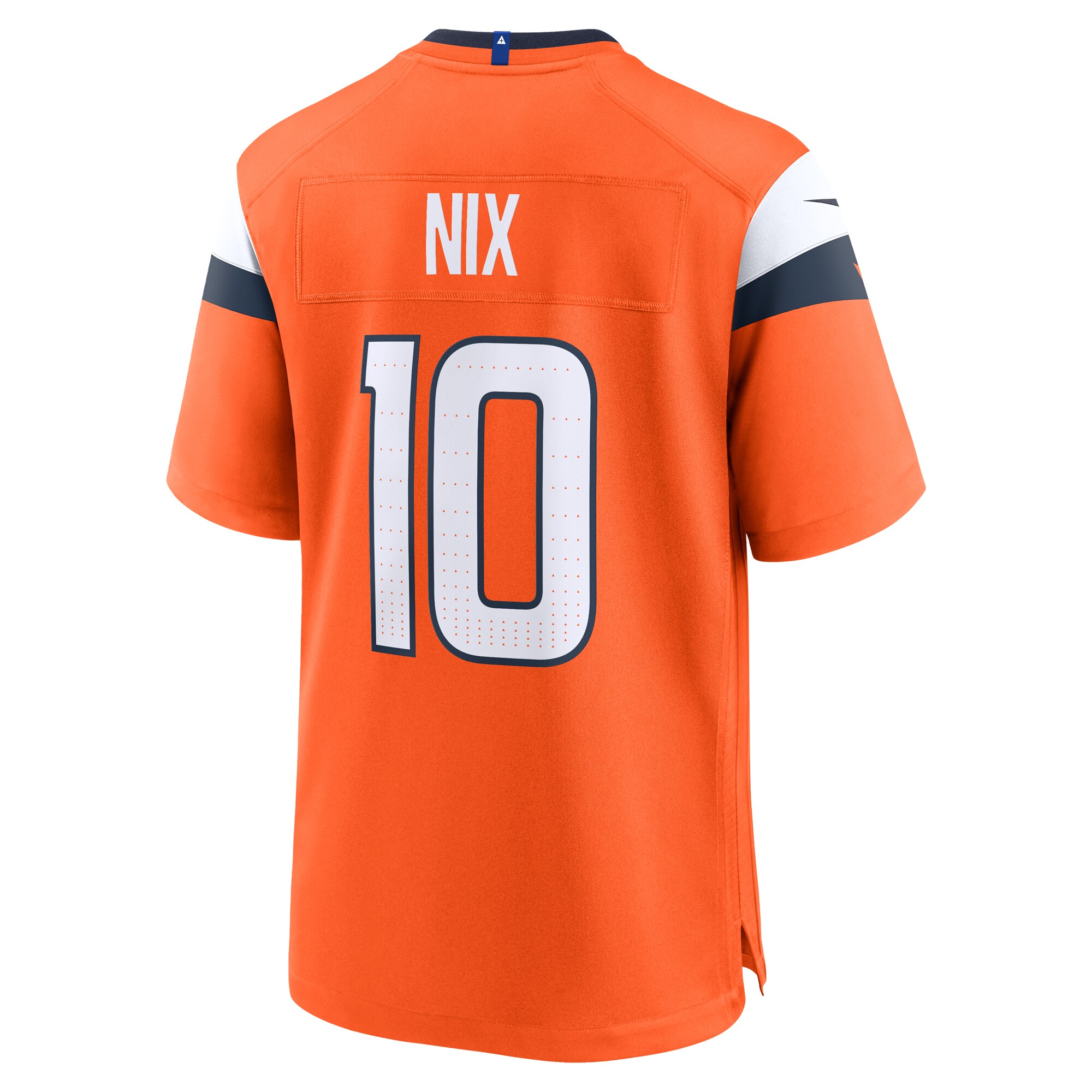 Bo Nix Denver Broncos  2024 NFL Draft First Round Pick Player Game Jersey - Orange